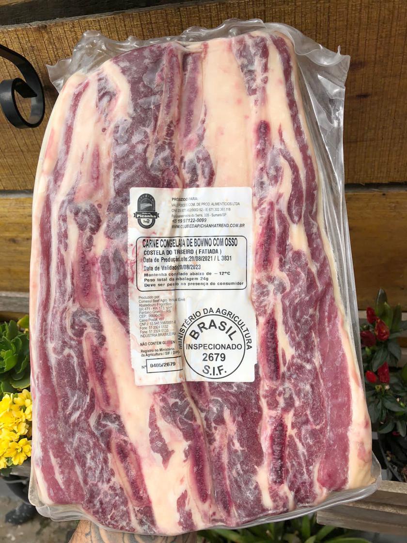 ASSADO DE TIRAS TRASEIRO 100% GRASS FED CAROLINA BLACK CONGELADO - 4